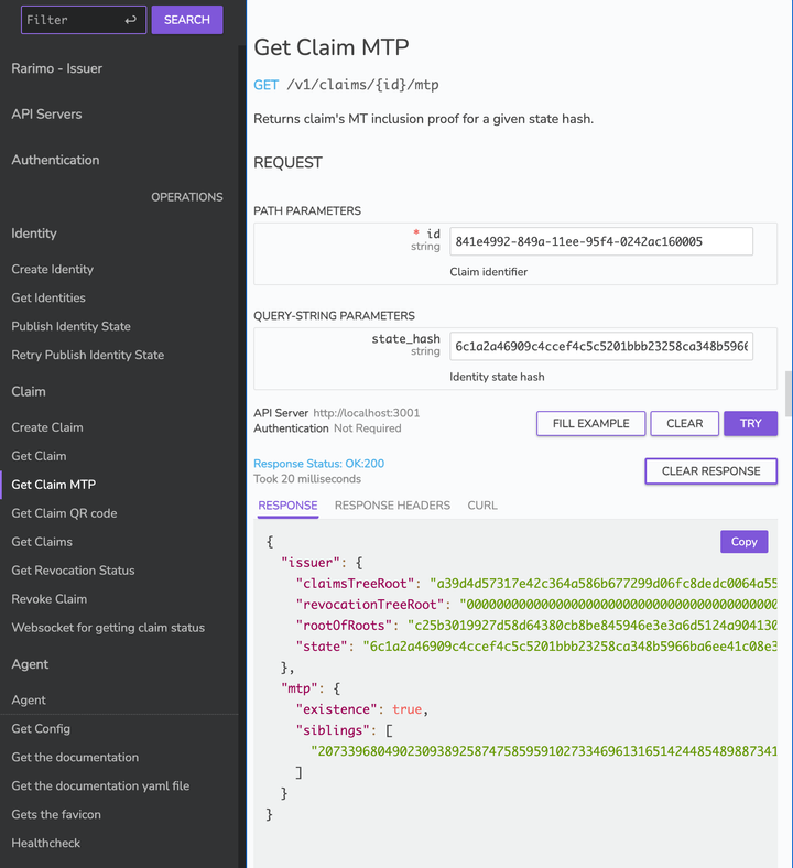 MTP Of Claim Inclusion